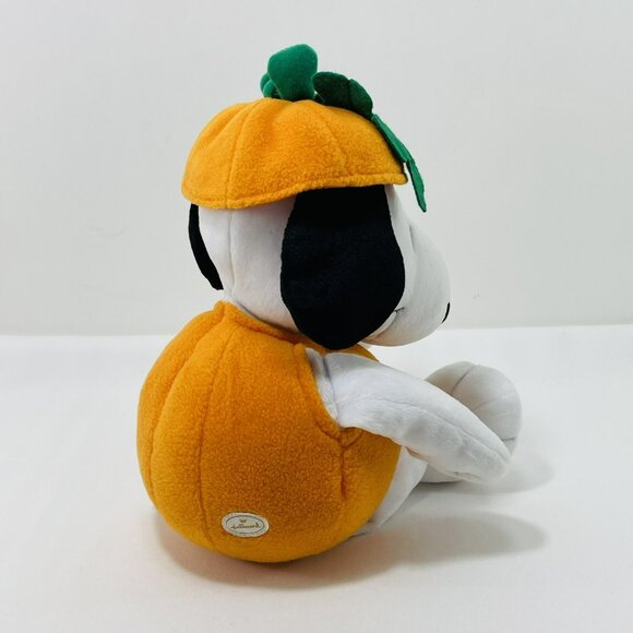 Hallmark Snoopy Peanuts Plush Pumpkin Patch Thanksgiving Fall Halloween Costume - Picture 2 of 12